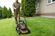 LD40A 19Inch Brushless Lawn Mower, 40V Powerful Cordless Lawn Mower, Effortless Single-Lever Height Adjustment, 3-Step Foldable Handle & Vertical Storage, 2-in-1 Mulching & Bagging